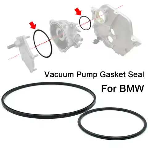 2X Rubber Brake Vacuum Pump Seal Gasket Kit For BMW V8 E46 E65 E66 E53 E70 E60 E82 E84 E90 E93 745i 