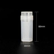 White plastic dyeing cylinder plastic dyeing rack 5 compartments plastic slicing box vertical dyeing