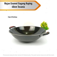 Habisinstok Wajan Enamel Gagang Kuping 40Cm Texania Kmn03