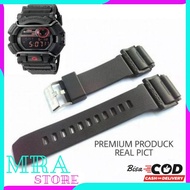 Casio G-Shock Gd-400 gd-400 Digitec 2079 DG-2079T DG2079T DG 2079 T Black Plain Watch Strap