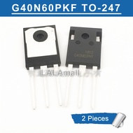 2pcs G40N60PKF TO-247 40N60 G40N60 PKF TO247 40A/600V IGBT Transistor new original IC