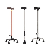 Elderly Crutches Stainless Steel Thickened Crutches for the Disabled Adjustable Lightweight Non-Slip Crutches for the Elderly