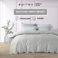 Epitex (Quilt Cover Set) 1000TC Silkyluxe Bedsheet | Microfiber Visco Bedset