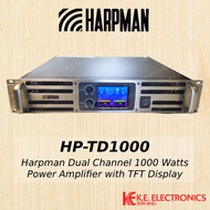 Harpman TD1000 Dual Channel 1000 Watts Power Amplifier with TFT Display