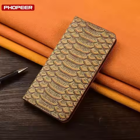 For Realme GT 6 7 8 Global GT7 Pro Genuine Leather Case For OPPO Realmi GT Neo 6 5 SE 3T GT 6T 7T Pr