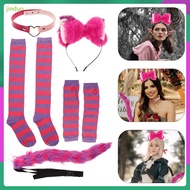 Headband Tail Costume Performance Choker Cat Ear Set Cosplay 22.50X17.50X5.50CM Faux Fur  jinduo