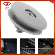 10 Pcs Floor Mats Rug (black) Plastic Universal Clip Fixed 3.60X3.60X2.20CM Grey yuanjingyouzhang