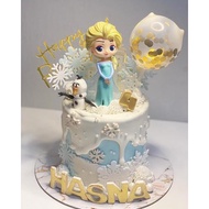 NSD62- custom cake frozen/frozen cake ultah anak/custom kue 2 tingkat