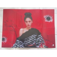 Folded Poster From CD Album Jisoo BLACKPINK-ME Kpop Folding Flower