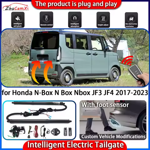 ZhuCamX Smart Powered Tailgate System for Honda N-Box N Box Nbox JF3 JF4 2017-2023 Automatic Intelli