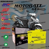 Aki Motor Motobatt Yamaha Mio M3 Mio J Mio S Mio Z MTZ 5s GEL Aki