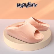 Marco Pony รองเท้าแตะ รองเท้าแตะผู้หญิง ส้นหนา 4 ซม รองเท้านิ่มเหมือนเหยียบอึ กันลื่น รองเท้าแฟชั่นผู้หญิง ทุกโอกาส เหมาะกับฤดู MH9001