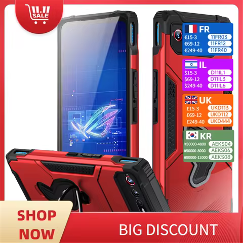 HARUINO Case for ASUS ROG Phone 7/6/5 - Armor-Level Protection Trendy Design Anti-Fall Esports Game-