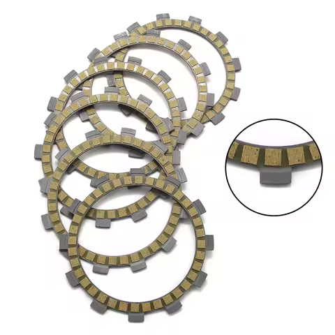 Motorcycle Friction Clutch Discs For Yamaha XT250 Serrow 250 XT250X XG250 TRICKER TTR250 RH/RL TT250