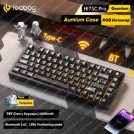 LEOBOG Hi75C Pro Hi75 Sugar65 Custom Mechanical Keyboard Aluminum Kits Hot Swap Wired Gaming Keyboar