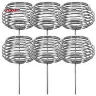 UPLUCKEY 10pcs Gardening Fertilization Baskets, With Spikes Stainless Steel Bonsai Baskets, Automati