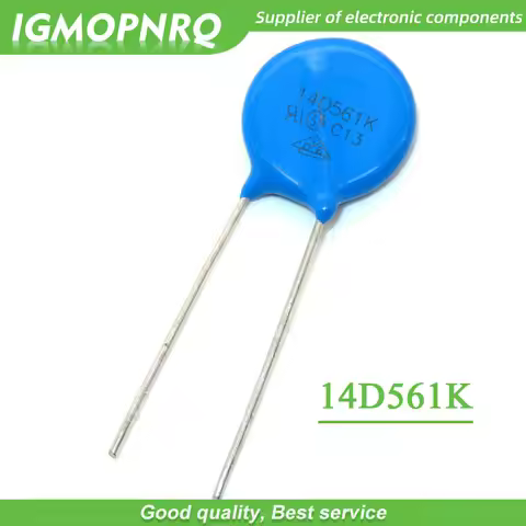 10PCS 561K Piezoresistor 14D561K 560V Varistor Resistor IGMOPNRQ