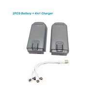 D16 Mini Quadcopter RC Drone Original Spare Part D16 Battery 3.7V 580mAh and 4in1 USB Charger Cable 