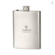 TOMSHOO liquor Lightweight Container Camping Ti Alcohol Outdoor bottle Titanium Flask