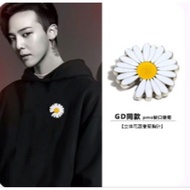 MATAHARI Gd Daisy Style Brooch Lightning Daisy G-Dragon Sunflower Badge BangBIG