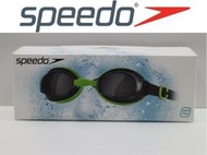 (缺貨勿下)speedo 成人基礎泳鏡 Jet (綠-墨灰)抗UV防霧款 另賣 黑貂 泳鏡 泳帽 耳塞 防霧劑 游泳用具