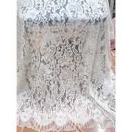 Lace compartment 1m5*1m5 cream and black white