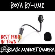 BOYA BY-UM2 3.5mm TRS Locking-type Gooseneck Omnidirectional Flexible Audio Microphone