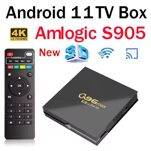 Q96 MAX Smart TV Box Android Set Top box Amlogic S905 Quad Core 4G WIFI HD 4K Media Player Home Thea