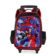 BAGS BKK พร้อมส่งในไทย กระเป๋าลากได้สะพายได้เด็กๆ กระเป๋าเป้มีล้อลาก Wheal สะพายหลังกระเป๋านักเรียน Superhero marvel Spider Man ขนาด 13-16นิ้ว รุ่น8305