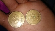 Uang koin 500 Rupiah legenda mitos Emas thun 1991