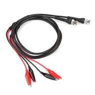 [stock] 2 PCS BNC Test Leads 120cm BNC to Dual Crocodile Clips Cable Oscilloscope Probes