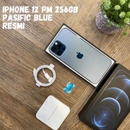 iPhone 12 Pro Max 256Gb GPasific Blue Resmi Bekas Second Resmi Fullset