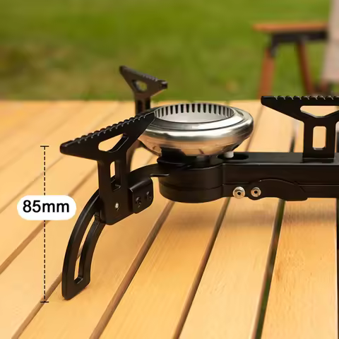 Compact Portable Butane Camping Stove Foldable EN417 Mini Outdoor Cooking Gas Stove for Backpacking