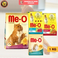 ME-O ME O MEO Adult Salmon 1Kg repack Cat Food Makanan Kucing Kering Ikan Salmon