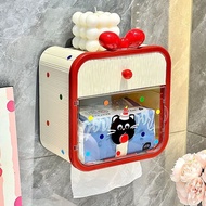 Paper Box Household Wall-Mounted Toilet Toilet Tissue Storage Box Toilet Paper Box High-Value Tissue