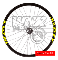 Sticker velg sepeda scott rim 26