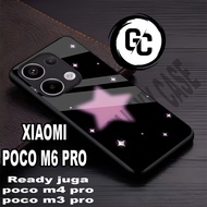 Glossy Case for poco m6 pro m6 m5 m4 pro m3 pro/GC16 motif STAR image/kesing/casing