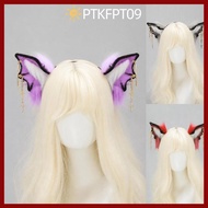 PTKFPT09 Beast Ear Headband, Plush Lightweight Halloween Headband, Creative Adjustable Bat Cosplay H