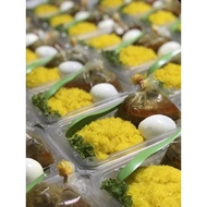 🔥Pulut Kuning Chicken &amp; Boiled Egg Rendang Set🔥Cod KLANG Valley🔥