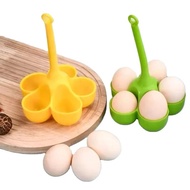 ELtamart Boiled Egg Steamer Egg Tray Boiled Steam Egg Heat Resistant Silicone Egg Holder Container