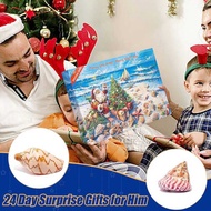 2025 Christmas Advent Calender Creative DIY Animal Fishing Blet Countdown Calendar Box for Girls New