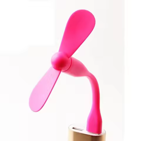 Durable Portable USB Cooling Fan Bendable Flexible Design Mini USB Fan Lightweight Hand Fan for Lapt