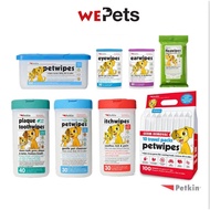 Petkin Pet Wipes Ear wipes / Eye wipes / Tooth wipes for cats and dogs