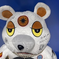 Sprayground White UFO Violent Bear Street Wear Shark Backpack Domestic Counter Daigou0827011