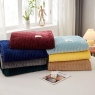 Thick Plain Embossed Fleece Blanket 180x200 Super Soft Smooth Quality