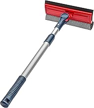 DSV Standard Professional Window Squeegee | 2-in-1 Window Cleaner Sponge and Soft Rubber Strip With 
