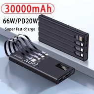 66W Super Fast Charging Powerbank 20000/30000mAh Large Capacity Super Fast Charging
