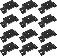 12Pcs Trailer Stake Pocket Bracket for 2'' x 4'' Lumber,Heavy Duty Q235B Steel Utility Trailer Pocke
