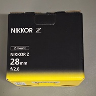 Nikon NIKKOR Z 28mm f/2.8 Z Mount Lens 尼康 廣角 VLOG 配Z30一流