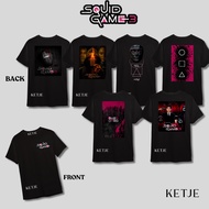 Ketje - Korean Kdrama Netflix T-Shirt Oversized GameSQUID Tshirt Seong Gi Hun Gihun Lee Jung Jae Hyu